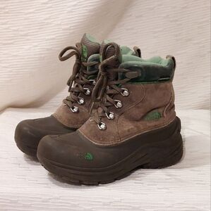 The North Face Kids' Green and Brown Adventure Boots